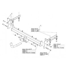 Фаркоп на Subaru Outback  6309A