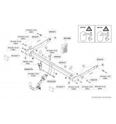 Фаркоп на Mazda CX-3 604300