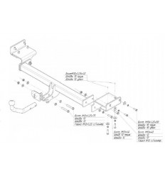 Фаркоп на Kia Sportage 3 6746A