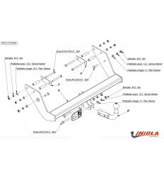 Фаркоп на Mercedes Vaneo M/026