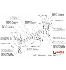 Фаркоп на Mitsubishi Pajero Y/006