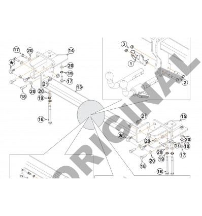 Фаркоп на Land Rover Discovery V E3501DV