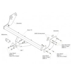 Фаркоп на Great Wall Wingle 3313F