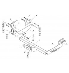 Фаркоп на Ford Transit FD32