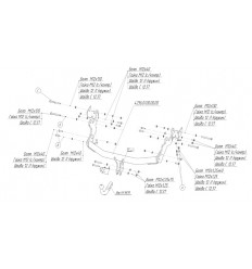 Фаркоп на Hyundai H1 Starex 4256A