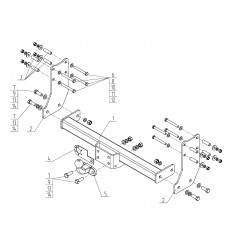 Фаркоп на Ford Transit FD34