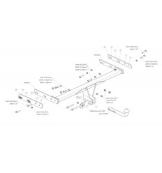 Фаркоп на Volvo XC70 7011A