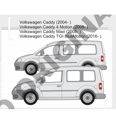 Фаркоп на Volkswagen Caddy E6708AA