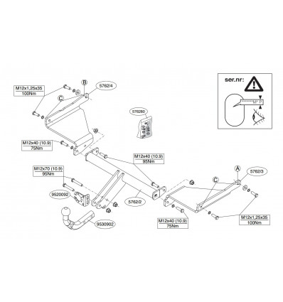 Фаркоп на Mazda 6 576200