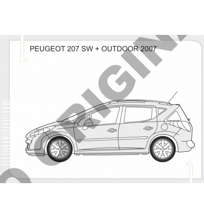 Фаркоп на Peugeot 207 E4713AA