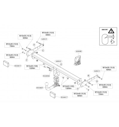 Фаркоп на Audi Q2 628300