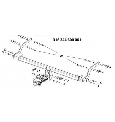 Фаркоп на Renault Sandero 316344600001