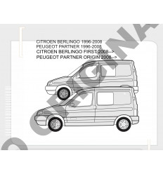 Фаркоп на Citroen Berlingo E1212AS