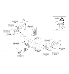 Фаркоп на Mazda 6 535400