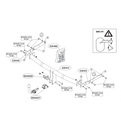 Фаркоп на Mazda 6 535400