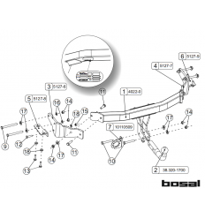 Фаркоп на Kia Sorento 040-221