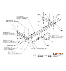 Фаркоп на Audi A4 A/014