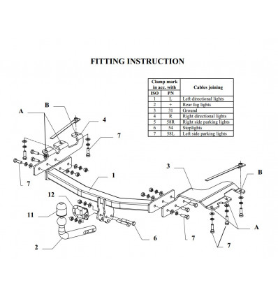 Фаркоп на Chrysler Voyager CH45