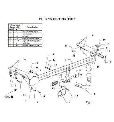 Фаркоп на Citroen C4 P 26