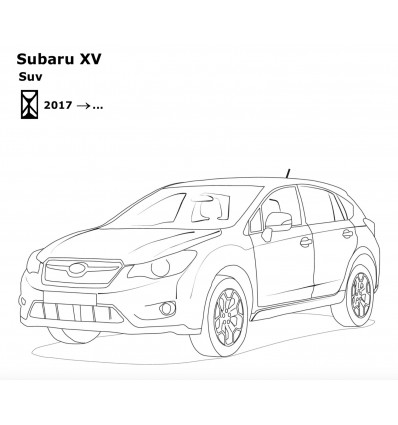 Фаркоп на Subaru XV 6313-A