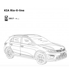 Фаркоп на Kia Rio X-Line 6760-A