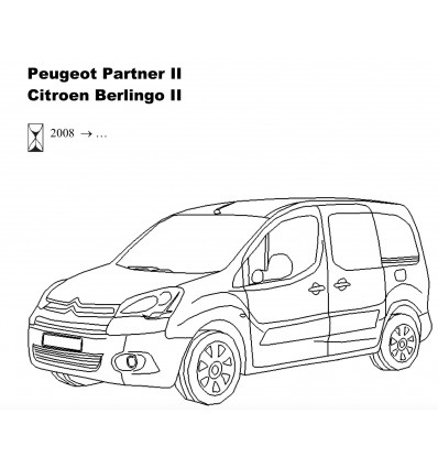 Фаркоп на Peugeot Partner 2 2556-A