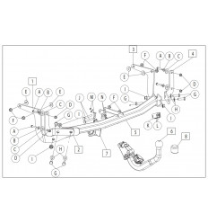 Фаркоп на Citroen C4 Picasso 546700