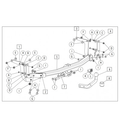 Фаркоп на Citroen C4 Picasso 546600