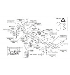 Фаркоп на Chevrolet Captiva 575700