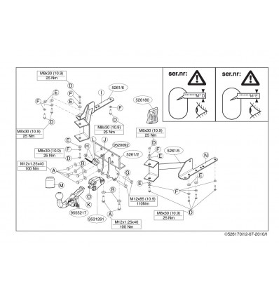 Фаркоп на Lexus GX 460 526100