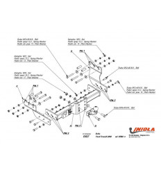 Фаркоп на Ford Transit E/027