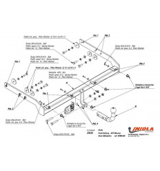 Фаркоп на Volkswagen Sharan E/030