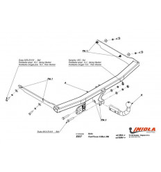 Фаркоп на Ford Focus 2 E/037