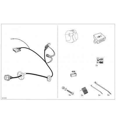 Электрика оригинальная на Land Rover Freelander 2 744223