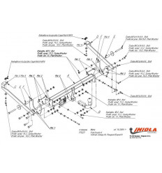 Фаркоп на Fiat Scudo 2 F/023