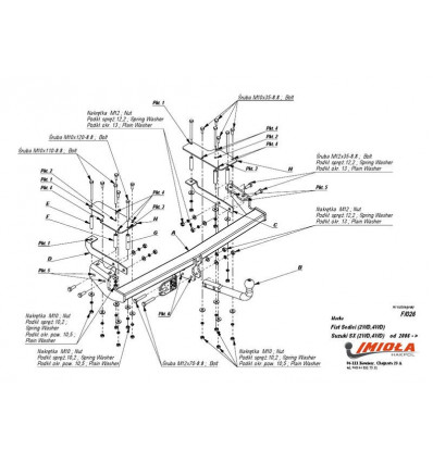 Фаркоп на Suzuki SX4 F/026