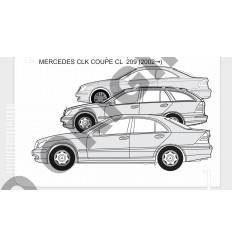 Фаркоп на Mercedes CLK E4120BA