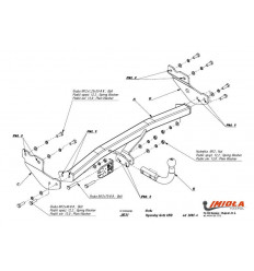 Фаркоп на Hyundai Getz J/031