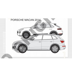 Фаркоп на Porsche Macan E0409AS