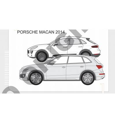 Фаркоп на Porsche Macan E0409AS