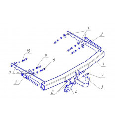 Фаркоп на Ford Mondeo FD23