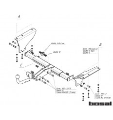 Фаркоп на Honda CR-V 5533A