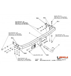 Фаркоп на Nissan Primera N/024