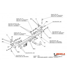 Фаркоп на Toyota Corolla T/013