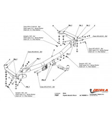 Фаркоп на Toyota Avensis T/025