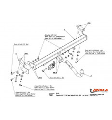 Фаркоп на Toyota Rav 4 T/026