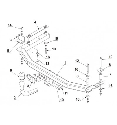 Фаркоп на Honda Jazz Y 35