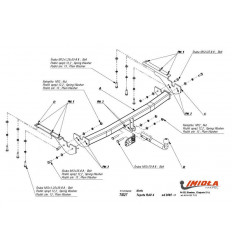 Фаркоп на Toyota Rav 4 T/027