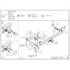 Оцинкованный фаркоп на Land Rover Range Rover R050A