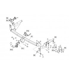 Фаркоп на Toyota RAV 4 475600